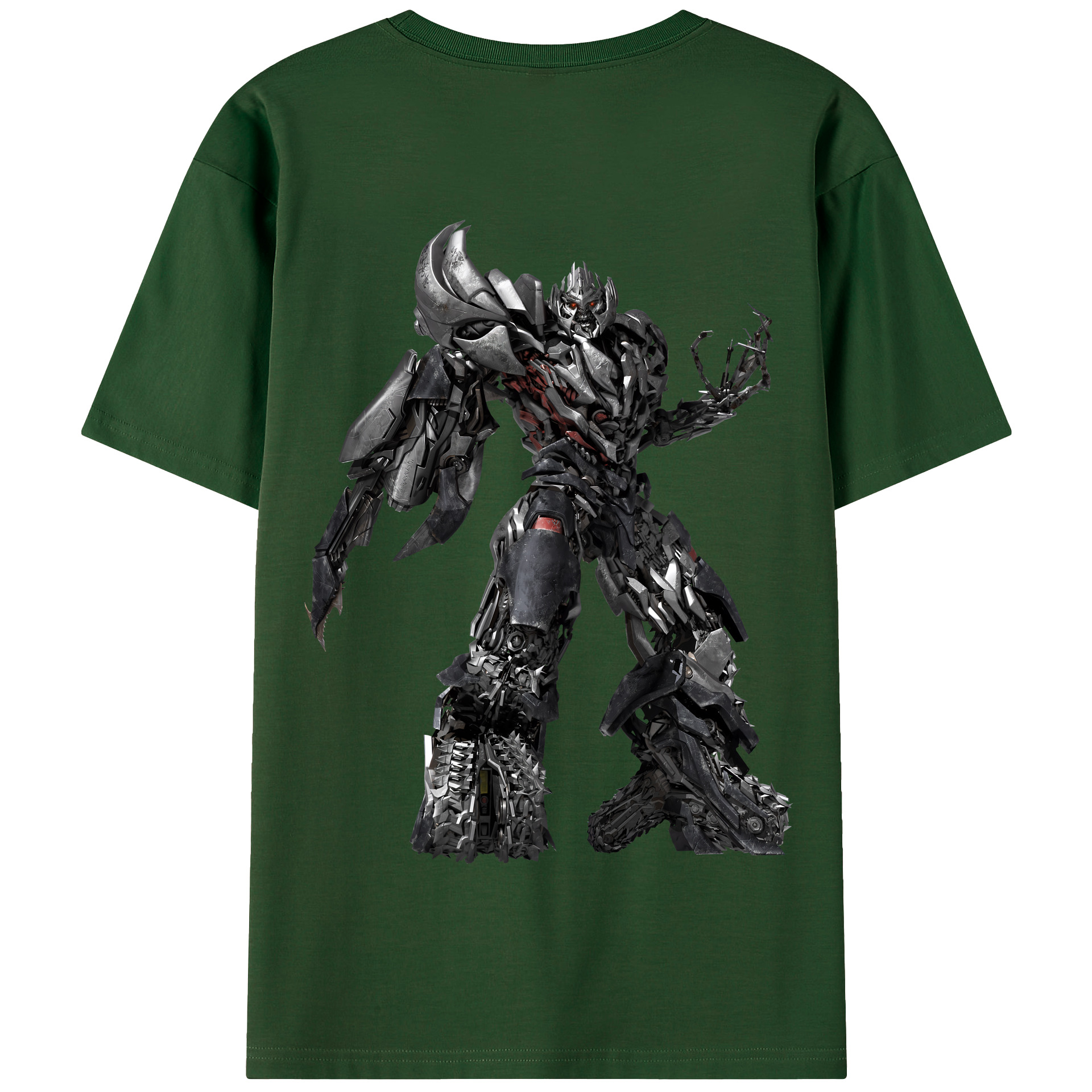 （画像用） Transformers トランスフォーマー 綿100％半袖Tシャツ（背面プリント）